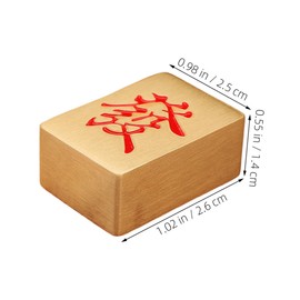 ABOOFAN Elegant Gold Metal Desktop Accent for Home Office Decor Engaging Shelf Ornament Versatile Decor for Any Style