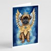 Caroline's Treasures Brussels Griffon My Angel Greeting Cards Pack of