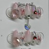 ❤️Guaranteed real product❤️Shiny red heart handmade nail tip - water