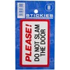 Castle V136 Please Do Not Slam Door Sticker Accessories Styling