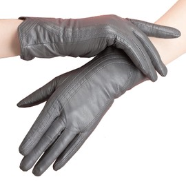 Nappaglo Nappa Leather Touchscreen Gloves Warm Handmade Lambskin for Women