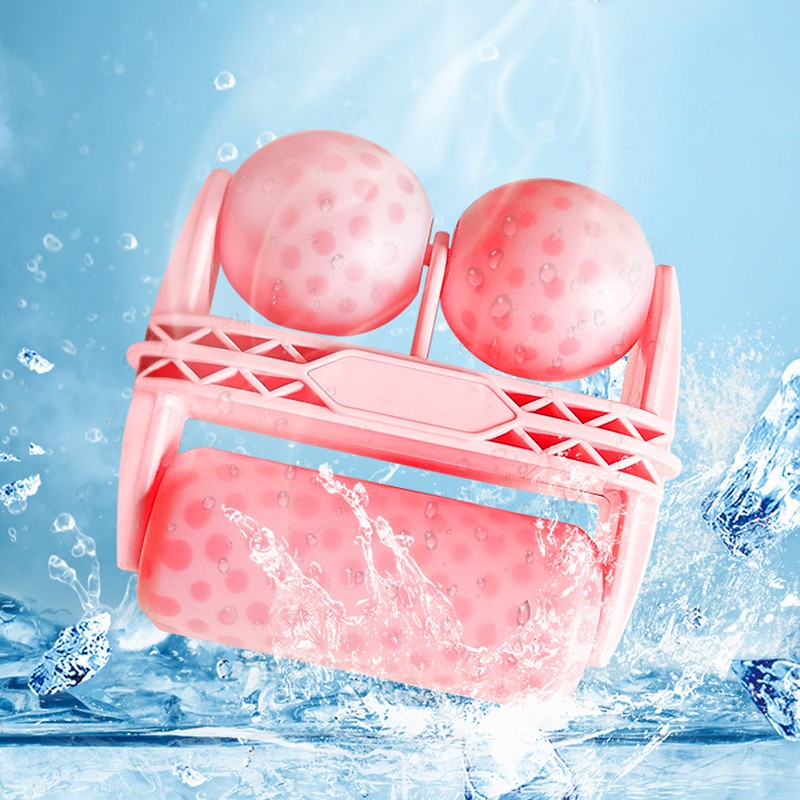 Ice Face Roller Cold Compress Double Heads Reduce Puffiness Fade