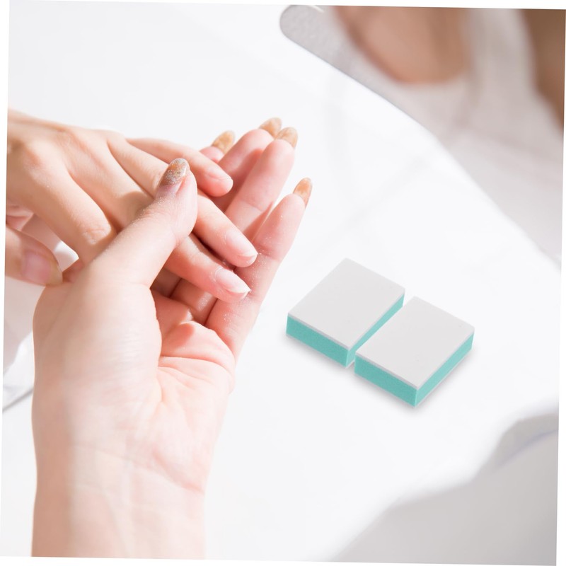 WOONEKY 50pcs Nail Buffer Block Fine Grit Mini Nail Buffer