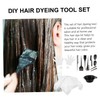 Baluue 11pcs Hair Dye Tool Set Shower Cap Gloves Bowl