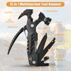 Multitool Hammer 15 in 1 Camping Accessories Survival Gear,Gift for