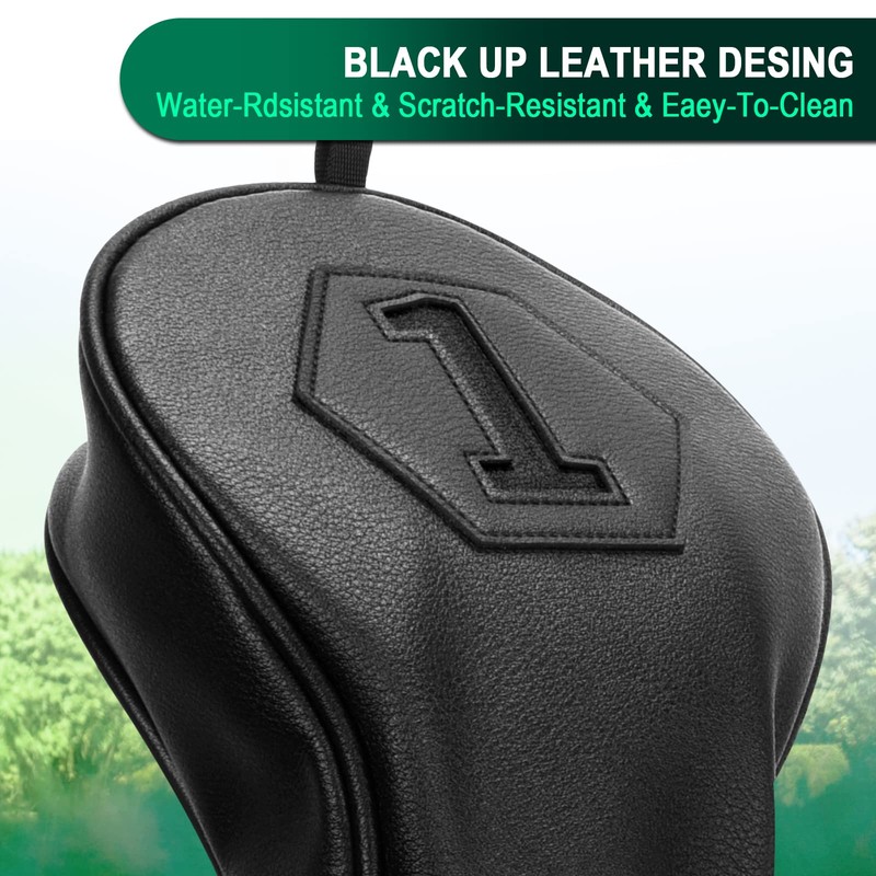 Golf Club Head covers Wood Set 3 PACKS 1FH DR