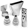 Kyuionty 5 Pcs Heat Gun Nozzles Kit, Stainless Steel Reflector