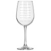 MIP 16oz Tall Stemmed Wine Glass Goblet Gift Measuring Cup