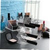 WOONEKY Transparent Acrylic Lipstick Holder Compact Makeup Storage Organizer for