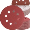ZUYUEE 30PCS 125mm Sanding Discs 80 Grit,8-Hole Sand Paper,Sandpaper for