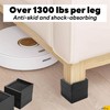 BTSD-home Bed Risers Heavy Duty Adjustable Furniture Risers Elevation in