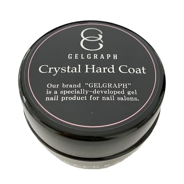 GELGRAPH Crystal Hard Coat, 1.8 oz (50 g), UV/LED Compatible