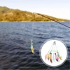LALAFINA 7pcs Luminous Evil Lure Points with Abrasion Resistant Material