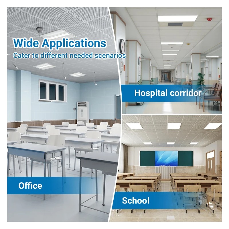 High Quality Indoor Office Recessed Flat Panel Light 2x2 2x4