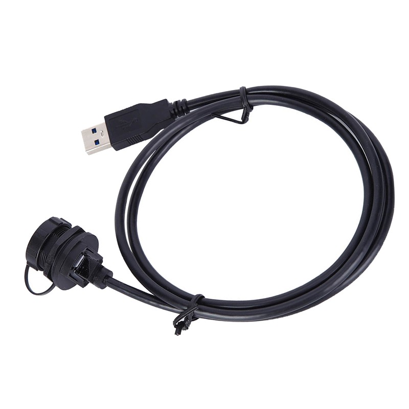 Waterproof USB Connector USB3.0 Female Male Meter Wire Plug Panel