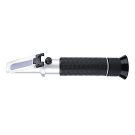 Salinity Refractometer, 0-100% Handheld Salinometer with Temperature Compensation Salinity Meter Hydrometer, Digital Refractometer for Seawater, Fish Tank, Aquaculture