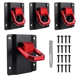 Anclajes de Amarre Adecuados para Ford F150 y Raptor 2015-2026 y F250 F350 F450 F550 2017-2026, Amarres de Caja de Camioneta Accesorios de Coche, Paquete de 4 Unidades Reemplazo# FL3Z