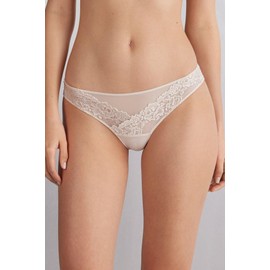 Intimissimi Woman's Pretty Flowers Brazilian in Natural, Size M