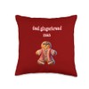 desi christmas cookie oh snap Throw Pillow