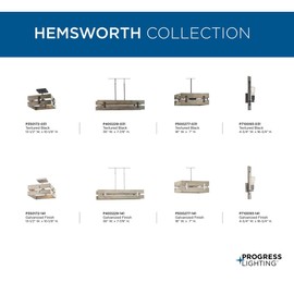 Progress Lighting Hemsworth Collection 4-Light Coastal Chandelier Light Textured Black, 7.87x36.00x36.00