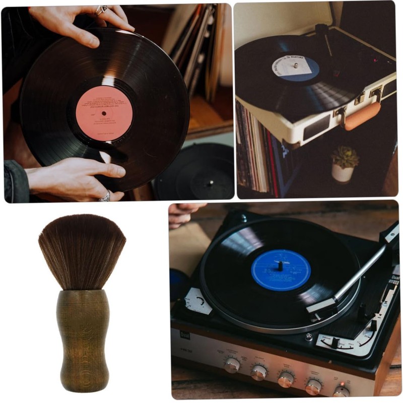 LABRIMP 1pc Vinyl Record Cleaning Brush Static Soft Brush for
