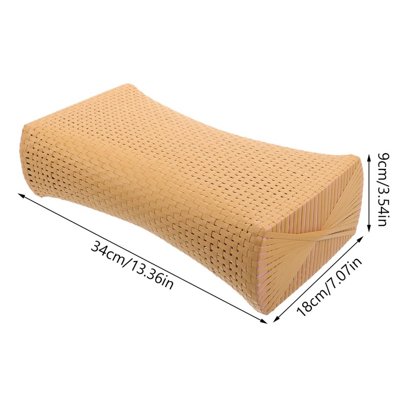 Healvian Sauna Neck Rest, Rattan Neck Pillow Sauna Backrest Plastic