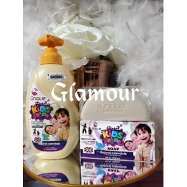 Unique kids & teens moisturizing & glowing body lotion X 1 lotion & ONE SOAP
