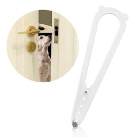 Viilich Adjustable door strap door latch cat, keep the dog away from the litter box and prevent the door from closing, lets cats in and keeps dogs out