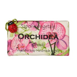 Alchimia Soap, Solid Soap, 7.1 oz (200 g), Orchid, Solid Soap, Facial Cleanser, Natural Ingredients, Plant-derived, Over 98%, Linseed Oil, Good Scent, Facial Cleansing, Solid Soap, Soap Shampoo,