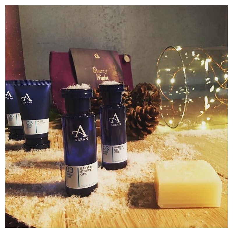Arran Sense of Scotland Apothecary Seaweed & Sage Gift Set,