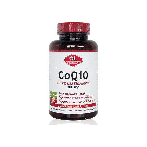 Olympian Labs, Co Q10 Super Bioperine 300 mg, 60 Capsules