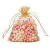 100pcs 9 x 12cm Organza Drawstring Pouch Multi Purpose Jewlery