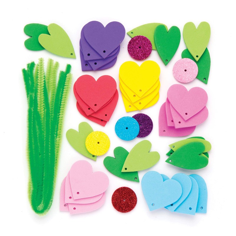 Baker Ross Stacking Craft Sets "Flowers" to Mix and Match