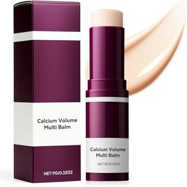 Bálsamo Multi Volumen de Calcio, Barra de Cuidado de Ojos, Reafirmante e Hidratante para la Piel, Apto para Ojos, Cuello y Rostro, 1PCS