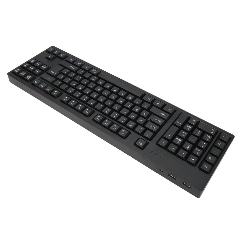 109 Key Left Hand Keyboard USB Wired 2 HUB Keyboard