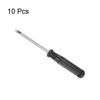 uxcell Mini Slotted Screwdriver, 3.0mm Flat Head with Black Handle