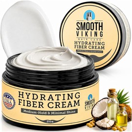 Fibra para el Peinado del Cabello para Hombres - El Mejor Producto Moldeable con Fijación Media y Brillo Mínimo - Para Peinados Modernos - Espesa, Texturiza y Aumenta el Volumen en el Cabello Debilitado - 2 OZ - de Smooth Viking por Smooth Viking.