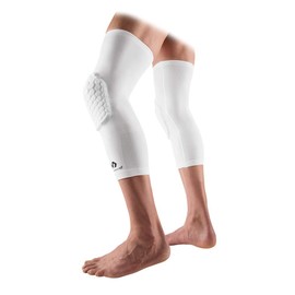 McDavid MD6448-02-34 HEX Elite Knit Compression Leg Sleeves White Adult-L