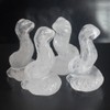Figura tallada a mano de serpiente de cristal tallada a