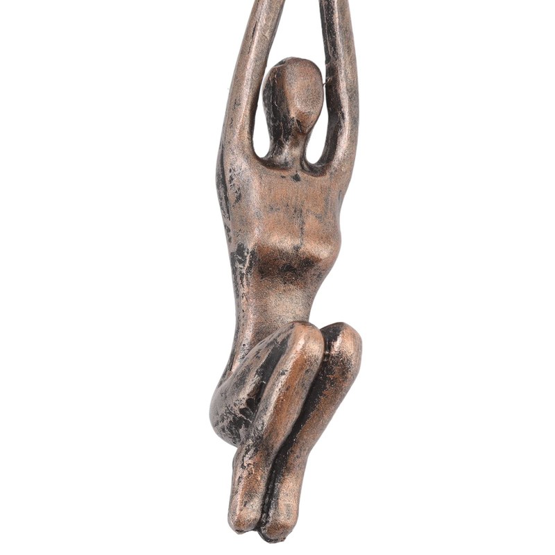 Lover Sculpture Ornament Man Lifting Woman Figurine Abstract Art Statue