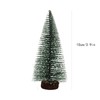 10 PCS Artificial Mini Christmas Trees Miniature Frosted Christmas Trees