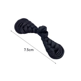 10 Pairs Chinese Knot Frog Buttons Sewing Closure for Sweater Cape Coats Scarf Cardigan and Costumes Outfit Sewing (PB-Black)