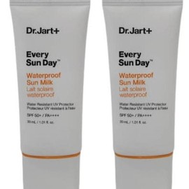 Dr. Jart+ 닥터자르트 에브리 선 데이 워터프루프 선 밀크 30ml(SPF50+) 2개 x2SET (AD) Dr. Jart+ Every Sun Day Water-Proof Sun Milk 30ml (SPF50+) 2ea x2 SET
