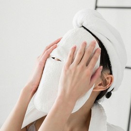Facial Steam Towel Towel Reduce Pores Sebum Removal Care face steam towel