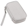KOMBIUDA Multi Functional Electronic Organizer Bag Double Layer Cable Storage