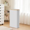Slim Laundry Hamper with Lid by Fiona's magic, 63L Narrow