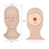 LASHVIEW Lash Mannequin Head , with 4 Pairs Replaced Eyelids