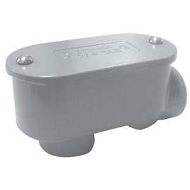 Sigma Electric, Gray Sigma Engineered Solutions ProConnex 02-51027 Rigid Service Entrance Ell 1-Inch Conduit Fitting, 1-Pack, Size