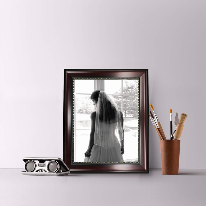 GraduationMall 8x10 Picture Frames, Real Glass, Display Photos for Wall