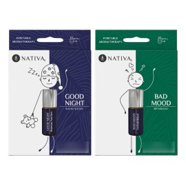Nativa5 Roll On Dormir Bien + Mal Humor Aromaterapia Aceite Esencial